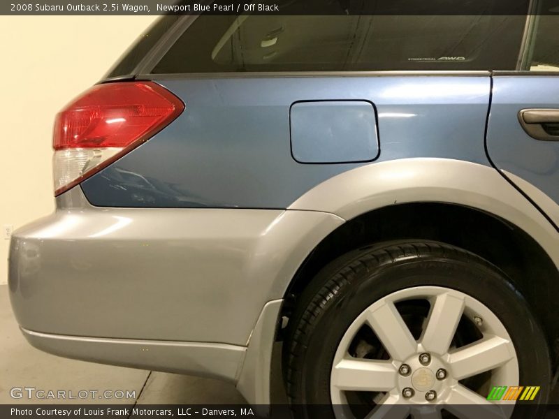 Newport Blue Pearl / Off Black 2008 Subaru Outback 2.5i Wagon