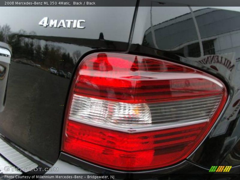Black / Black 2008 Mercedes-Benz ML 350 4Matic