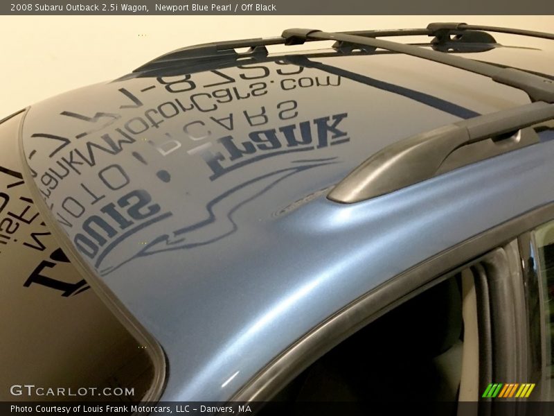 Newport Blue Pearl / Off Black 2008 Subaru Outback 2.5i Wagon
