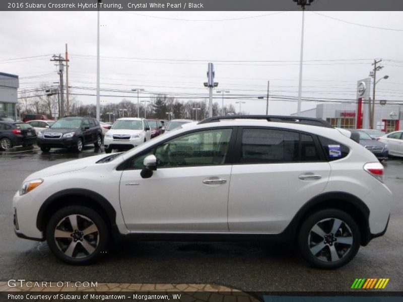 Crystal White Pearl / Black 2016 Subaru Crosstrek Hybrid Touring