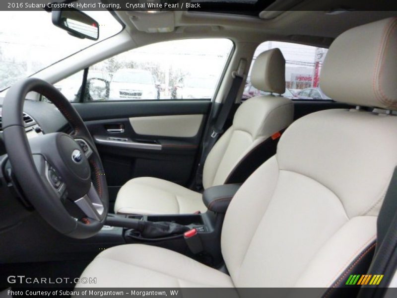 Crystal White Pearl / Black 2016 Subaru Crosstrek Hybrid Touring