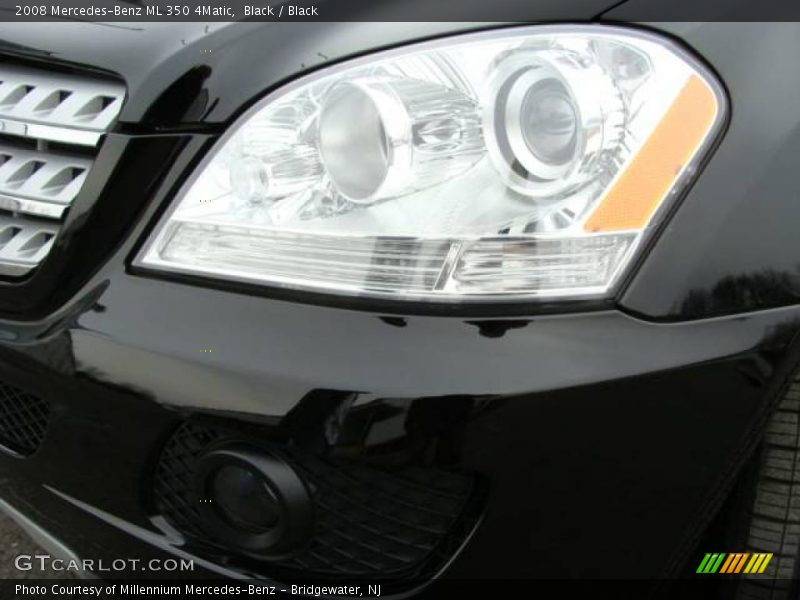 Black / Black 2008 Mercedes-Benz ML 350 4Matic