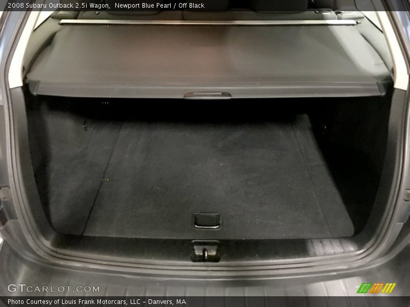 Newport Blue Pearl / Off Black 2008 Subaru Outback 2.5i Wagon
