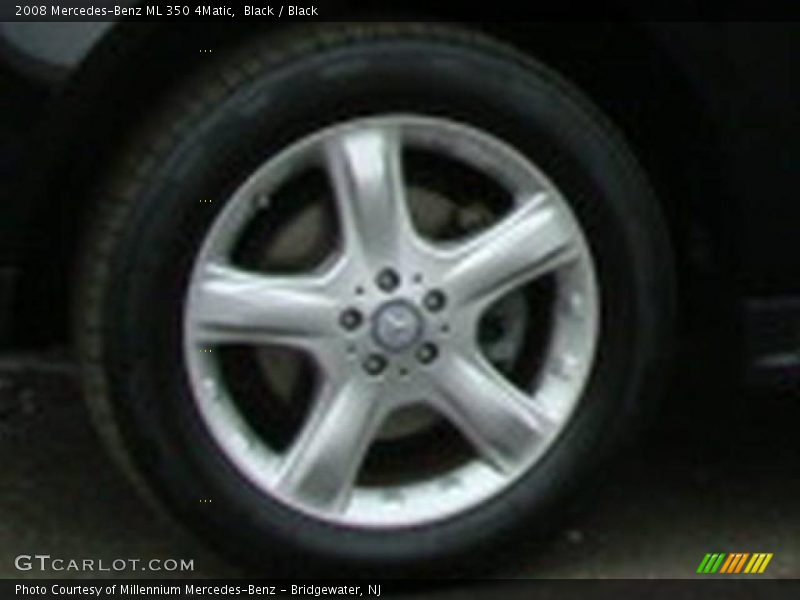 Black / Black 2008 Mercedes-Benz ML 350 4Matic