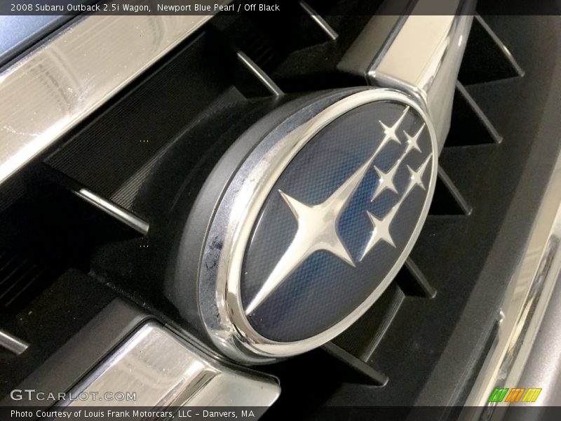 Newport Blue Pearl / Off Black 2008 Subaru Outback 2.5i Wagon