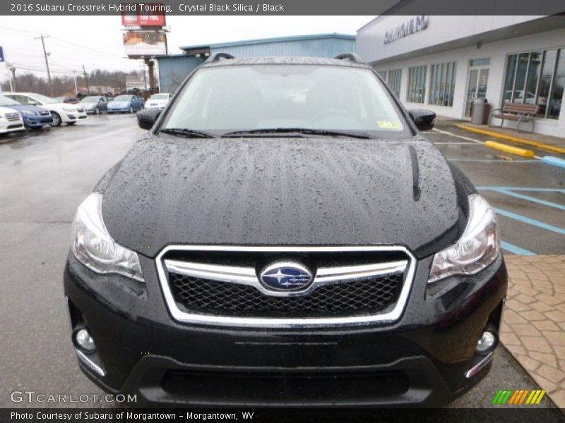 Crystal Black Silica / Black 2016 Subaru Crosstrek Hybrid Touring