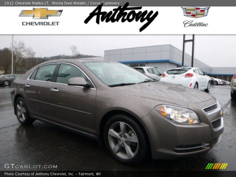 Mocha Steel Metallic / Cocoa/Cashmere 2012 Chevrolet Malibu LT