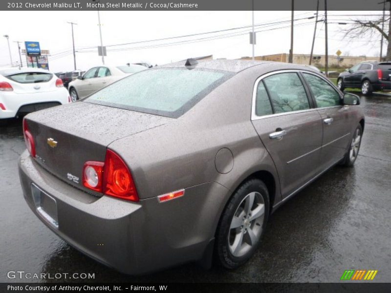 Mocha Steel Metallic / Cocoa/Cashmere 2012 Chevrolet Malibu LT