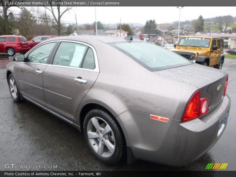 Mocha Steel Metallic / Cocoa/Cashmere 2012 Chevrolet Malibu LT