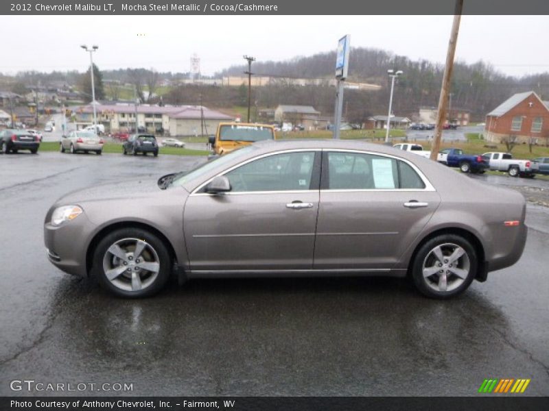 Mocha Steel Metallic / Cocoa/Cashmere 2012 Chevrolet Malibu LT