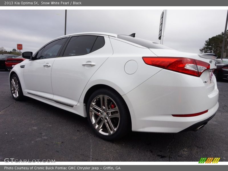 Snow White Pearl / Black 2013 Kia Optima SX