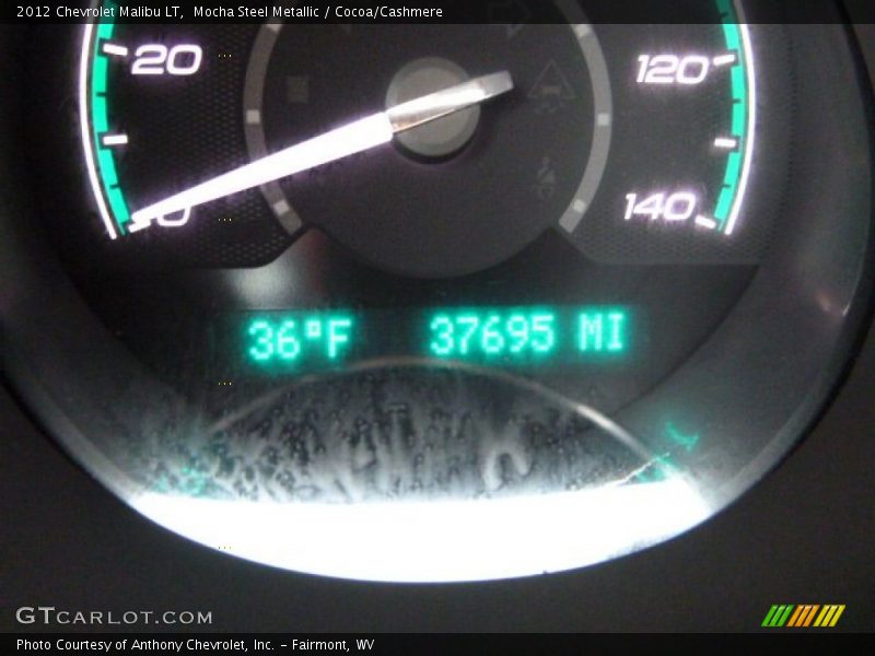 Mocha Steel Metallic / Cocoa/Cashmere 2012 Chevrolet Malibu LT