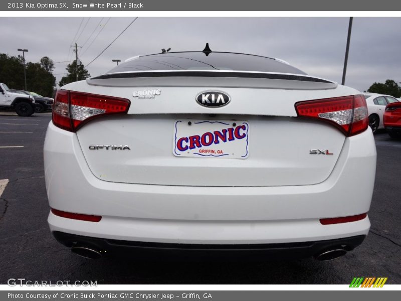 Snow White Pearl / Black 2013 Kia Optima SX