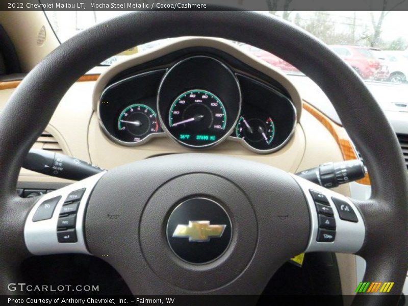 Mocha Steel Metallic / Cocoa/Cashmere 2012 Chevrolet Malibu LT