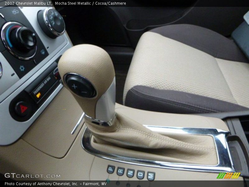Mocha Steel Metallic / Cocoa/Cashmere 2012 Chevrolet Malibu LT