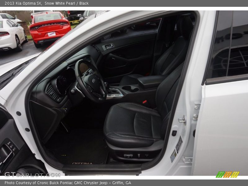 Snow White Pearl / Black 2013 Kia Optima SX