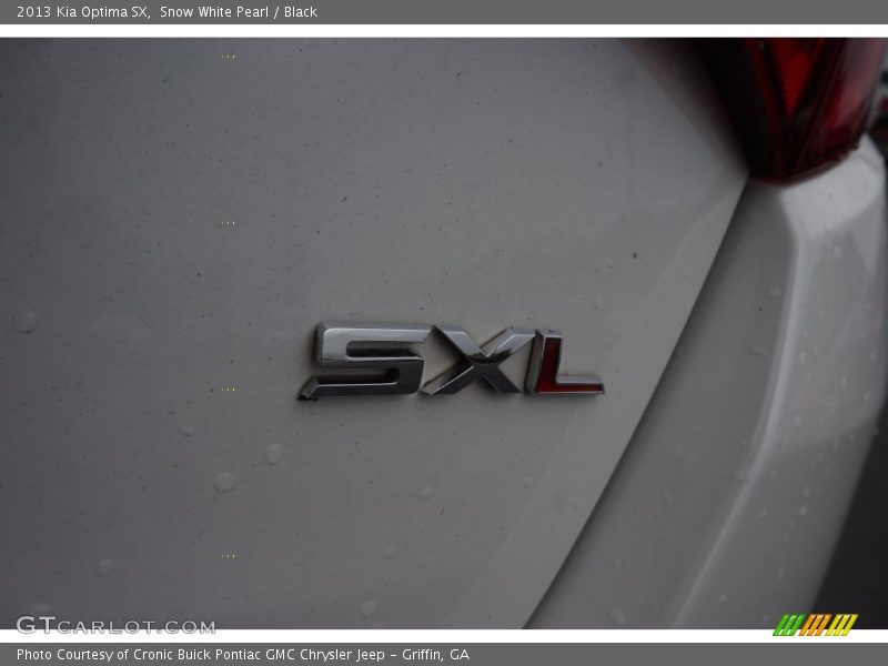 Snow White Pearl / Black 2013 Kia Optima SX