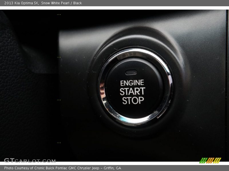 Snow White Pearl / Black 2013 Kia Optima SX