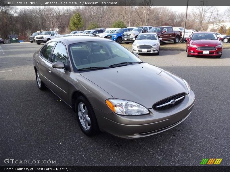 Arizona Beige Metallic / Medium Parchment 2003 Ford Taurus SES