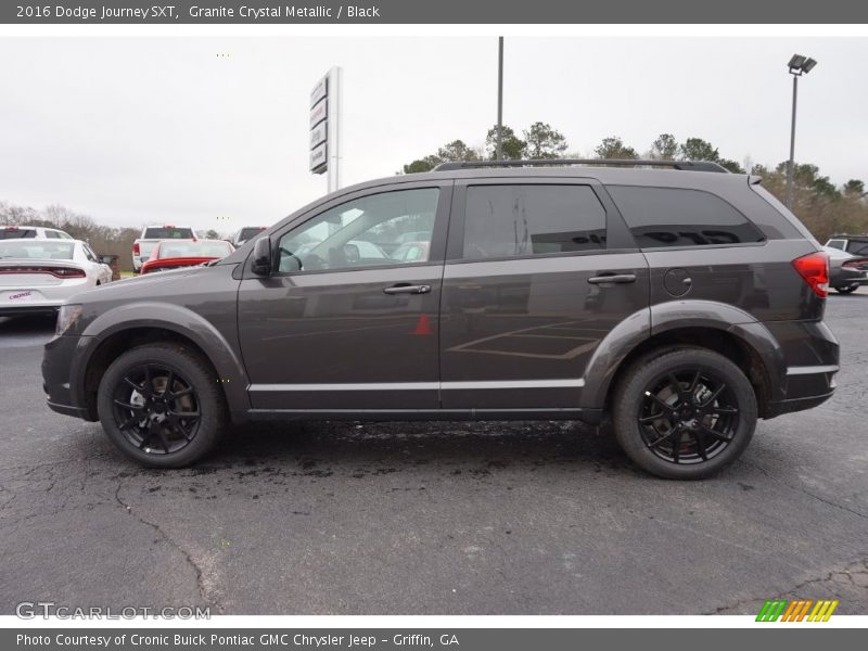 Granite Crystal Metallic / Black 2016 Dodge Journey SXT