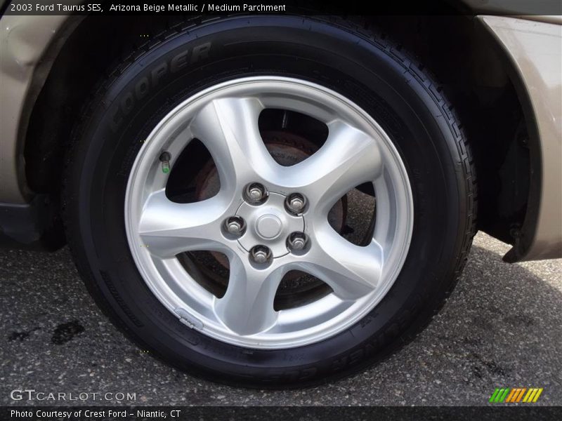 Arizona Beige Metallic / Medium Parchment 2003 Ford Taurus SES