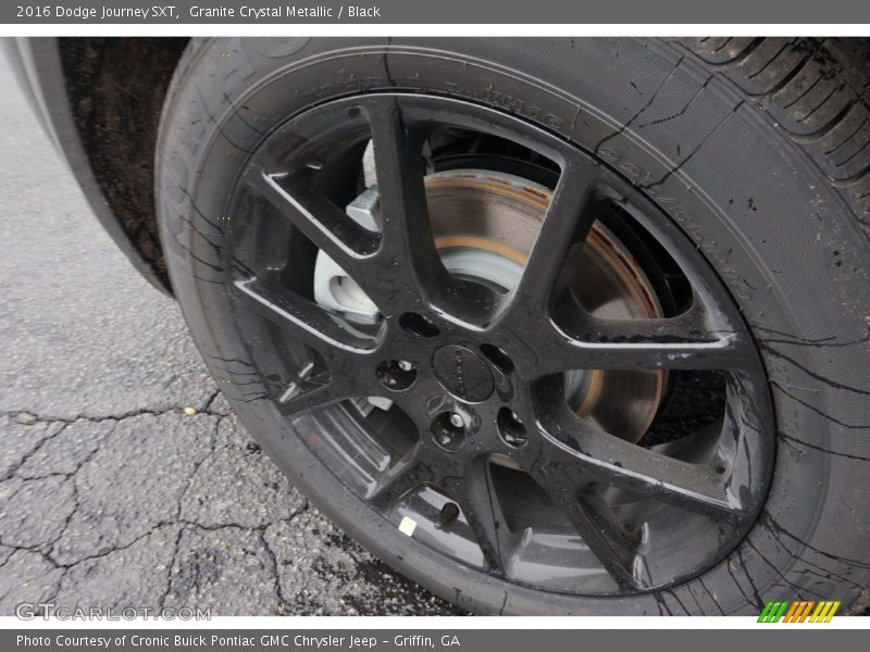 Granite Crystal Metallic / Black 2016 Dodge Journey SXT