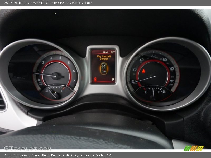 Granite Crystal Metallic / Black 2016 Dodge Journey SXT