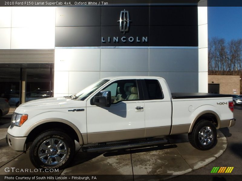 Oxford White / Tan 2010 Ford F150 Lariat SuperCab 4x4