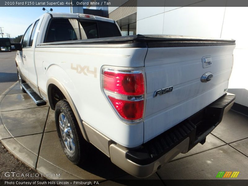 Oxford White / Tan 2010 Ford F150 Lariat SuperCab 4x4
