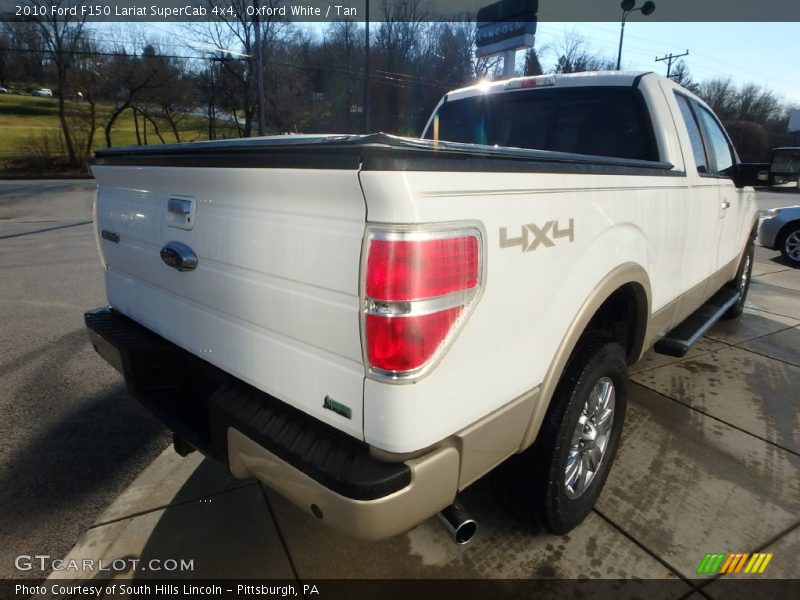 Oxford White / Tan 2010 Ford F150 Lariat SuperCab 4x4