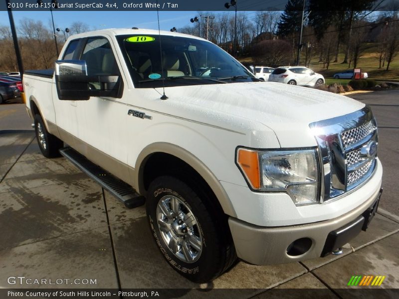 Oxford White / Tan 2010 Ford F150 Lariat SuperCab 4x4