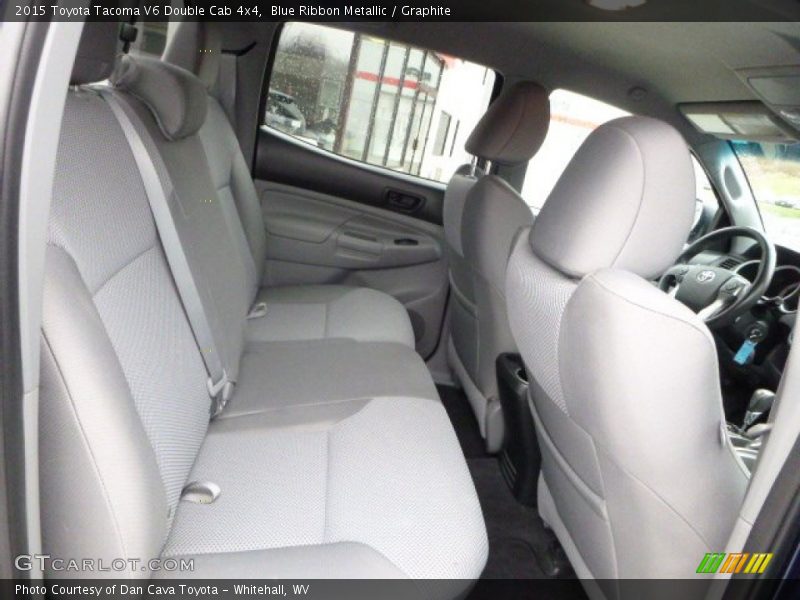 Blue Ribbon Metallic / Graphite 2015 Toyota Tacoma V6 Double Cab 4x4