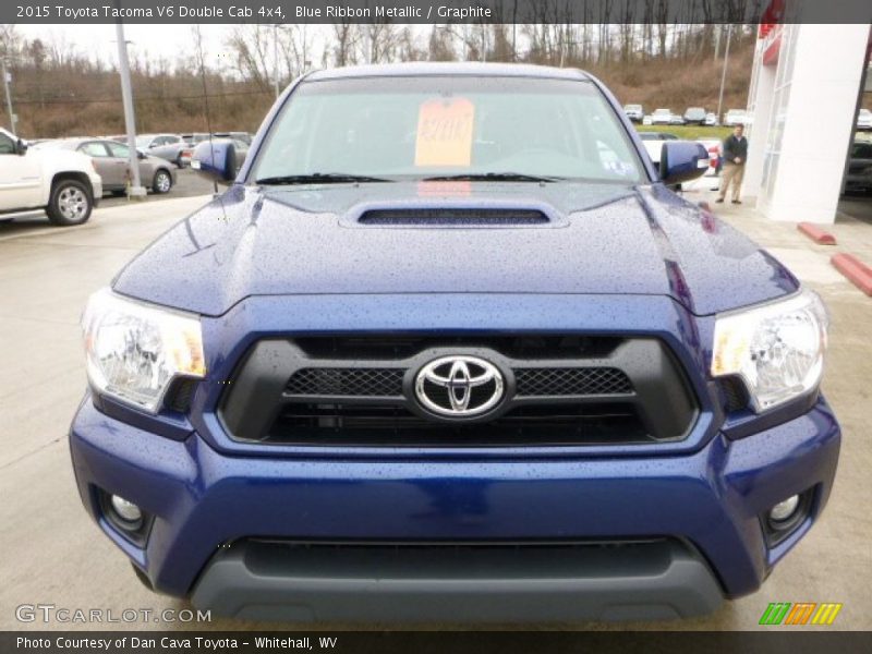 Blue Ribbon Metallic / Graphite 2015 Toyota Tacoma V6 Double Cab 4x4
