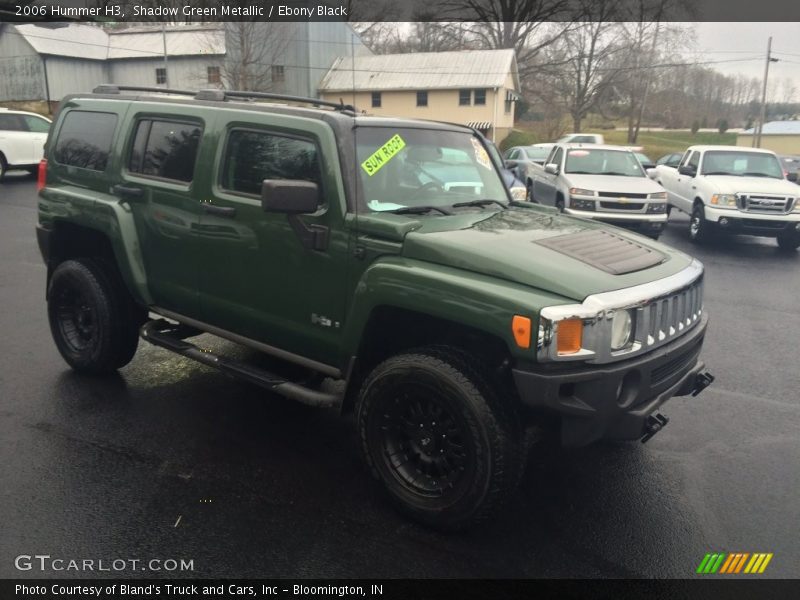 Shadow Green Metallic / Ebony Black 2006 Hummer H3