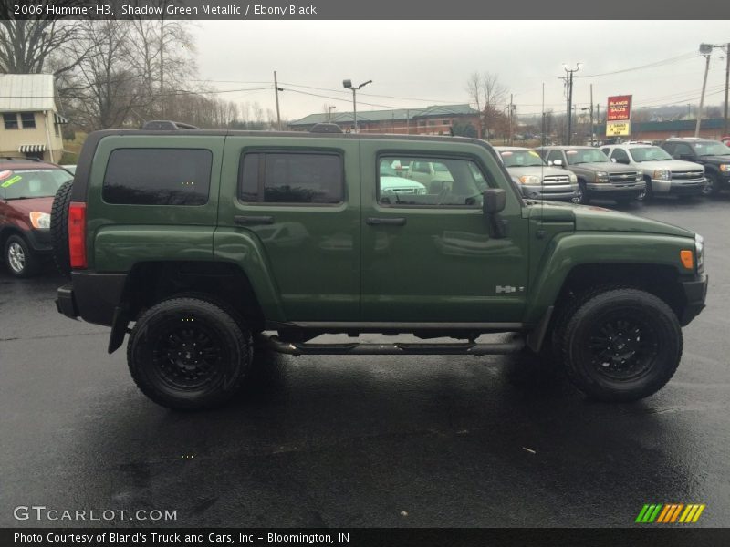 Shadow Green Metallic / Ebony Black 2006 Hummer H3