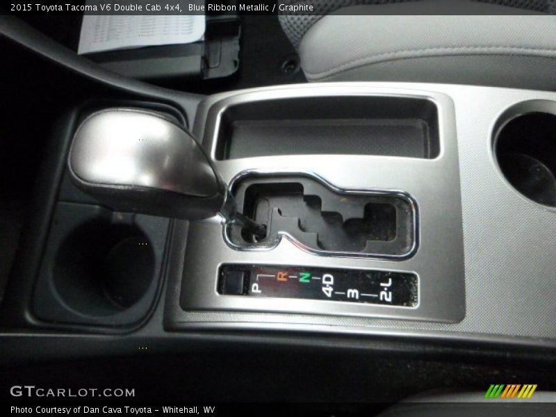 Blue Ribbon Metallic / Graphite 2015 Toyota Tacoma V6 Double Cab 4x4