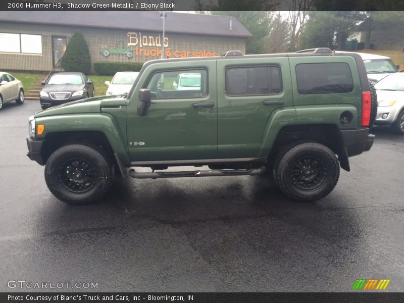 Shadow Green Metallic / Ebony Black 2006 Hummer H3