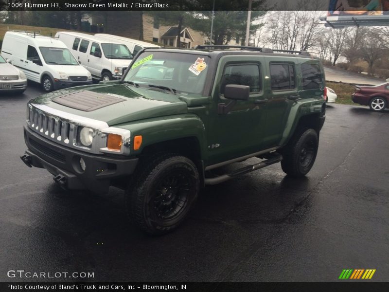 Shadow Green Metallic / Ebony Black 2006 Hummer H3