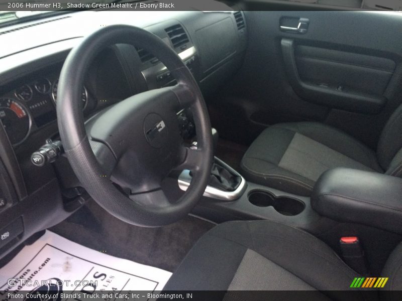 Shadow Green Metallic / Ebony Black 2006 Hummer H3