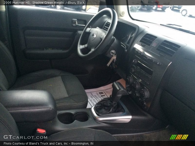 Shadow Green Metallic / Ebony Black 2006 Hummer H3