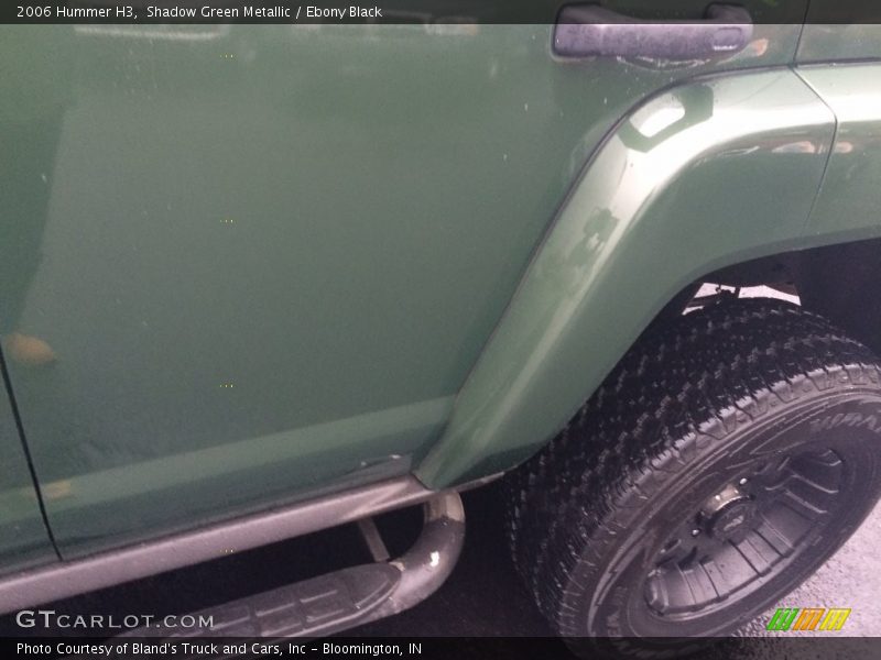 Shadow Green Metallic / Ebony Black 2006 Hummer H3
