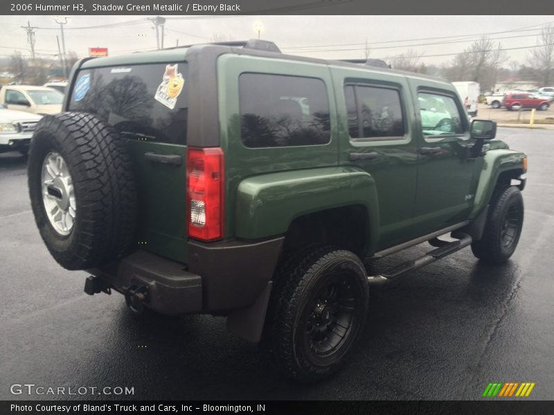 Shadow Green Metallic / Ebony Black 2006 Hummer H3