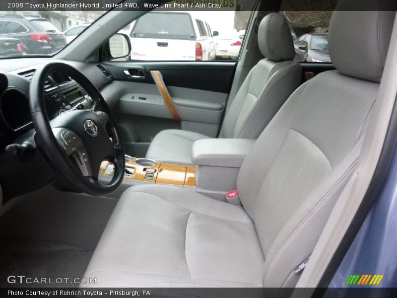 Wave Line Pearl / Ash Gray 2008 Toyota Highlander Hybrid Limited 4WD