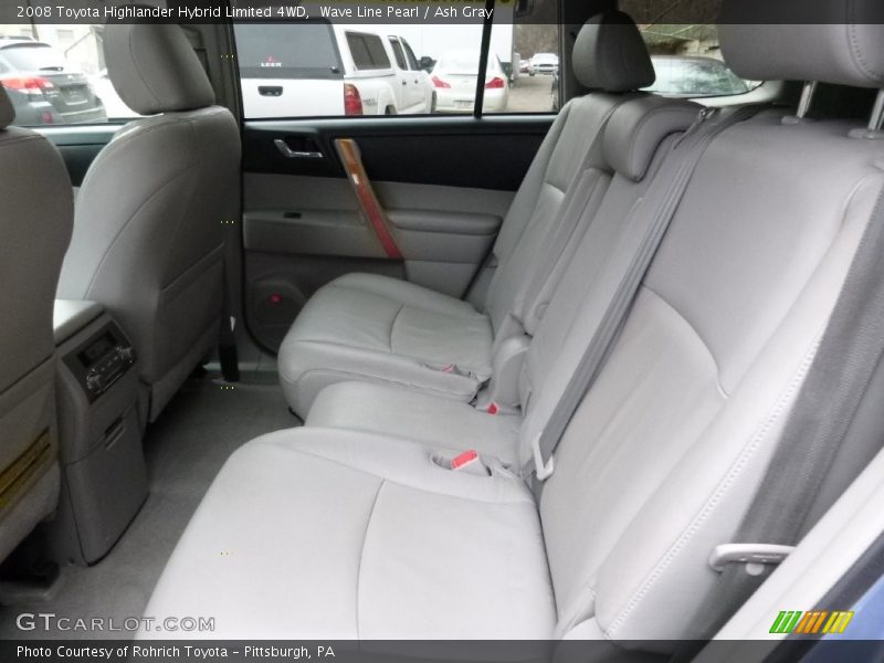 Wave Line Pearl / Ash Gray 2008 Toyota Highlander Hybrid Limited 4WD