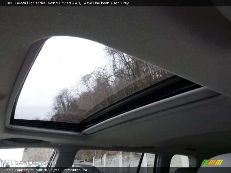 Wave Line Pearl / Ash Gray 2008 Toyota Highlander Hybrid Limited 4WD