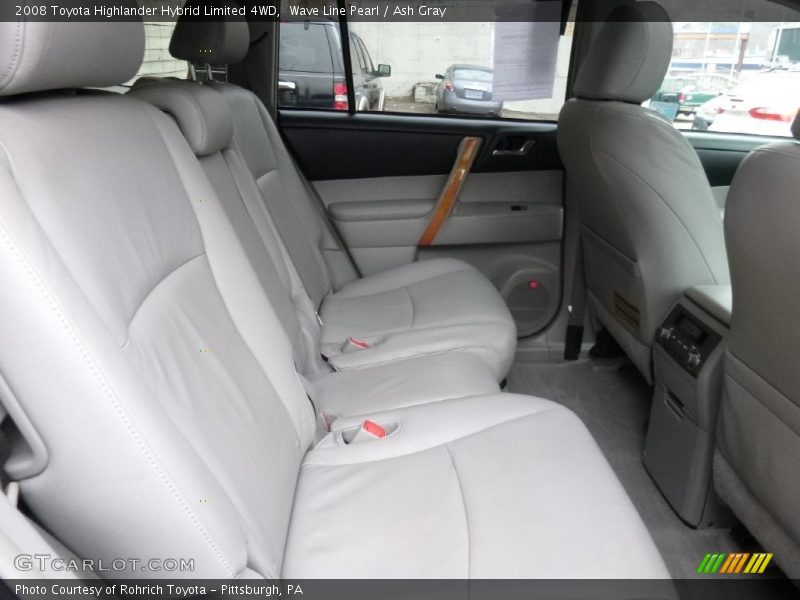 Wave Line Pearl / Ash Gray 2008 Toyota Highlander Hybrid Limited 4WD