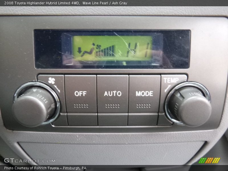 Wave Line Pearl / Ash Gray 2008 Toyota Highlander Hybrid Limited 4WD