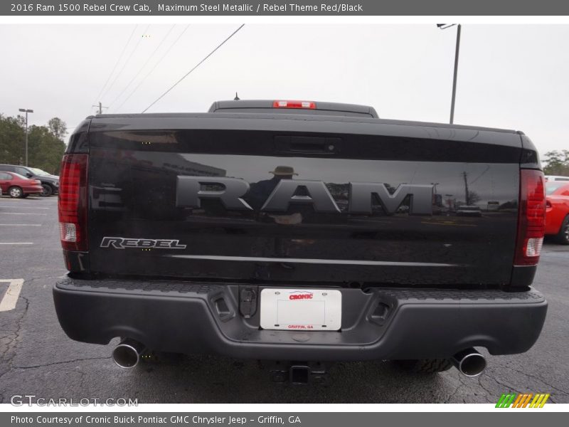 Maximum Steel Metallic / Rebel Theme Red/Black 2016 Ram 1500 Rebel Crew Cab