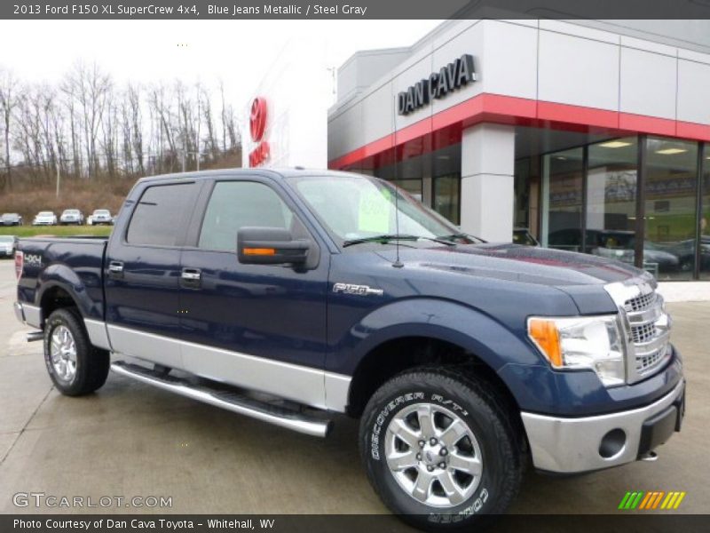 Blue Jeans Metallic / Steel Gray 2013 Ford F150 XL SuperCrew 4x4