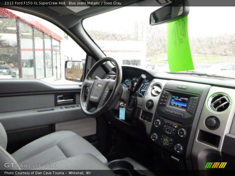 Blue Jeans Metallic / Steel Gray 2013 Ford F150 XL SuperCrew 4x4